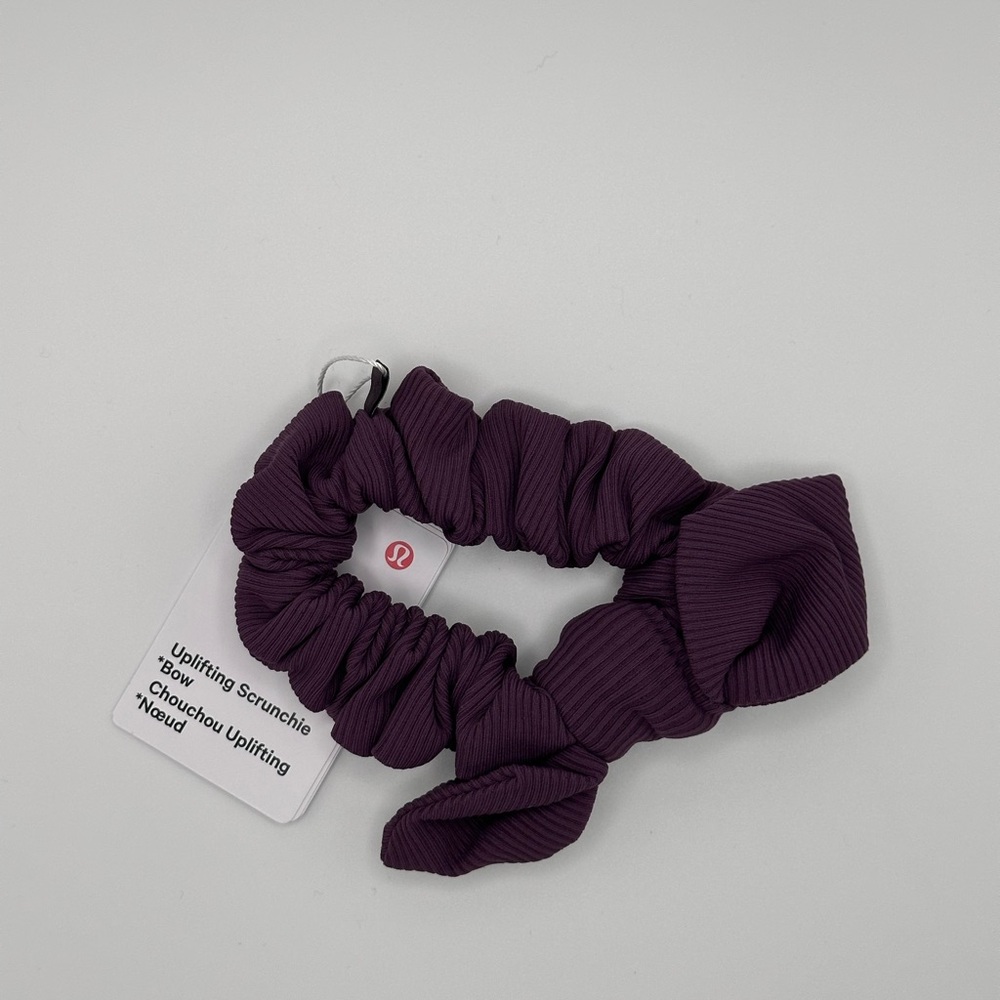 Lululemon Uplifting Bow Scrunchie (Grape Thistle) SOLD OUT